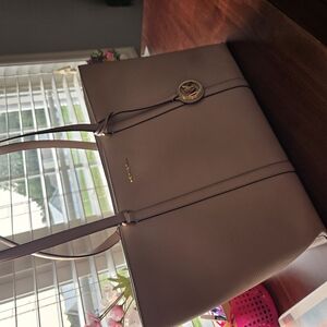 Michael Kors Blush Pink Leather Tote Bag
